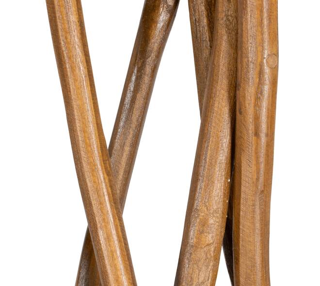 Divider teak wood on stand 118x20x160cm - Natural