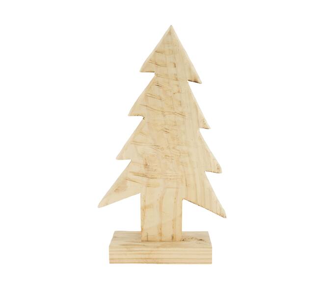 Tree paulownia wood on feet 19x8x38cm