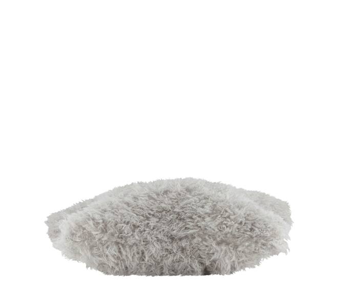 Cushion star polyester 45x45x8cm - Grey