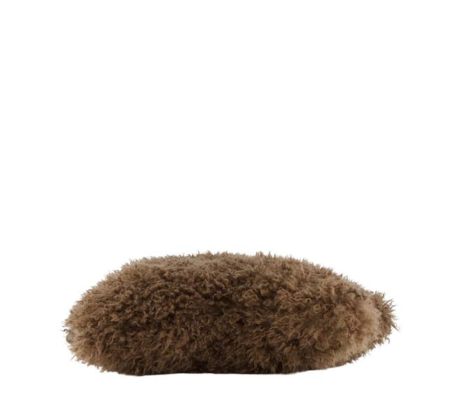 Cushion star polyester 45x45x8cm - Brown