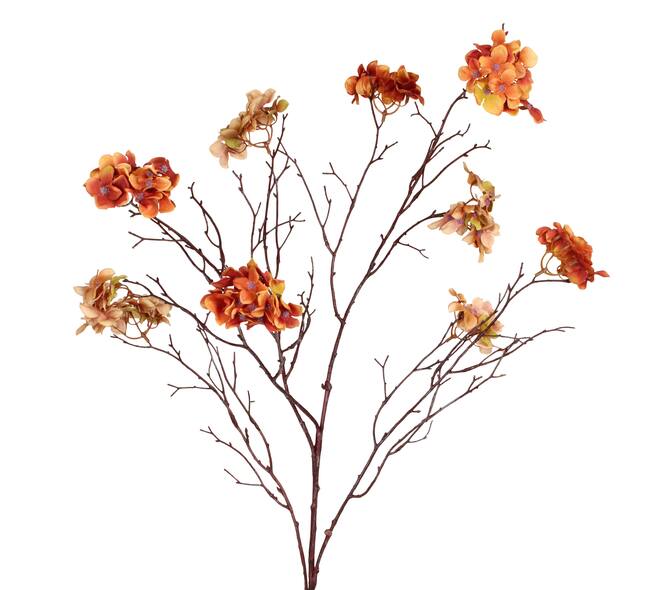 Branch hydrangea artificial 102x40x10cm