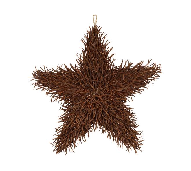 Star rattan with hanger 78x78x8cm