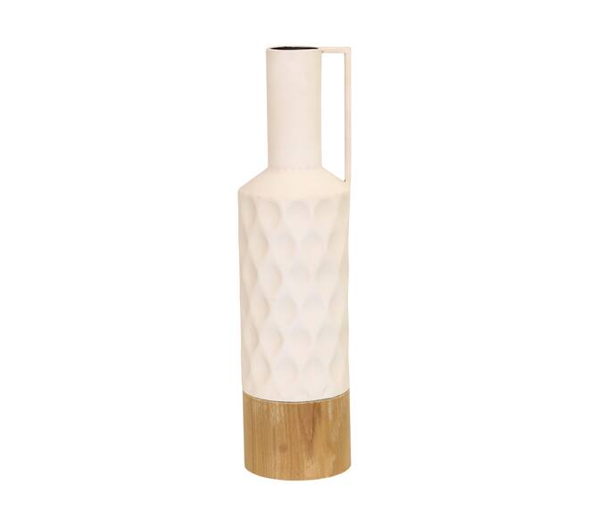 Bottle round metal 14x14x55cm