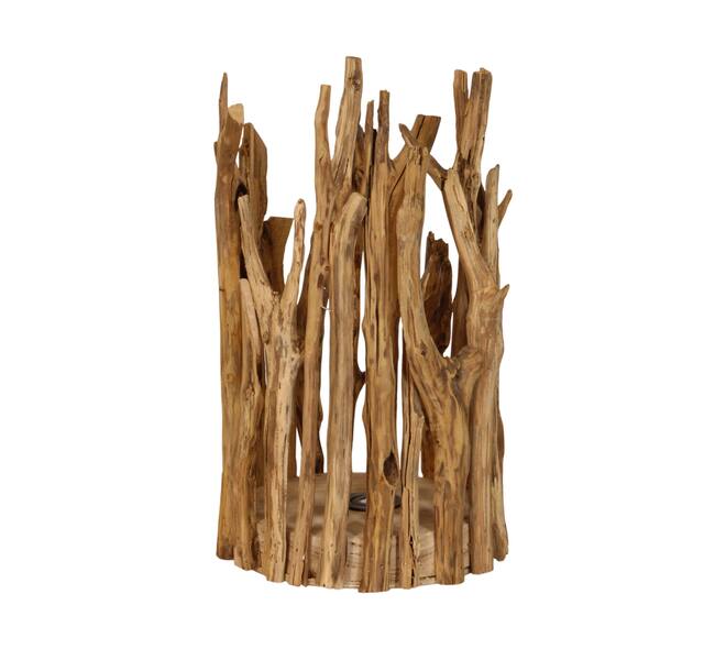 Table lamp chestnut 24x24x38cm