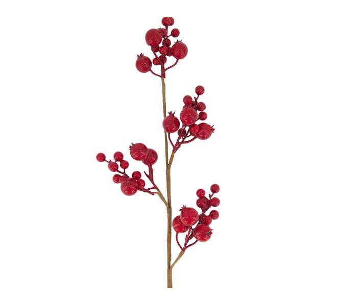 Branch berry mixed rosehips artificial 77x15x5cm