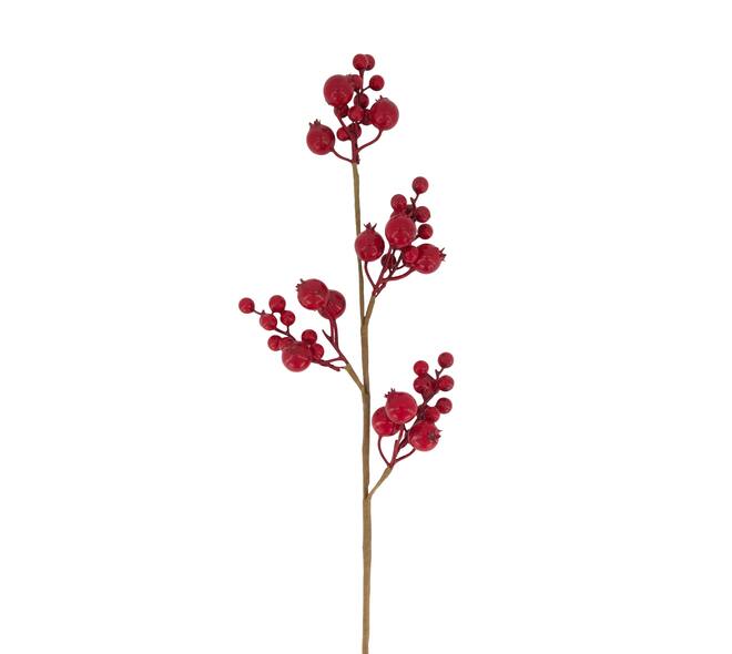 Branch berry mixed rosehips artificial 77x15x5cm