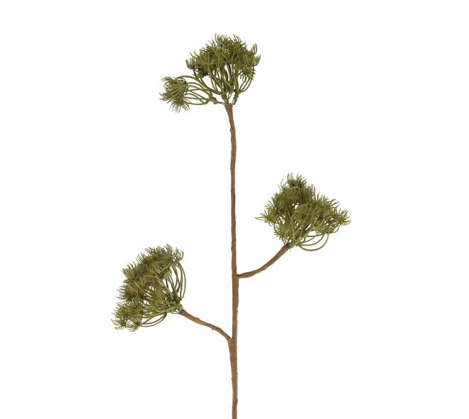 Branch heracleum artificial 77x20x10cm - Green