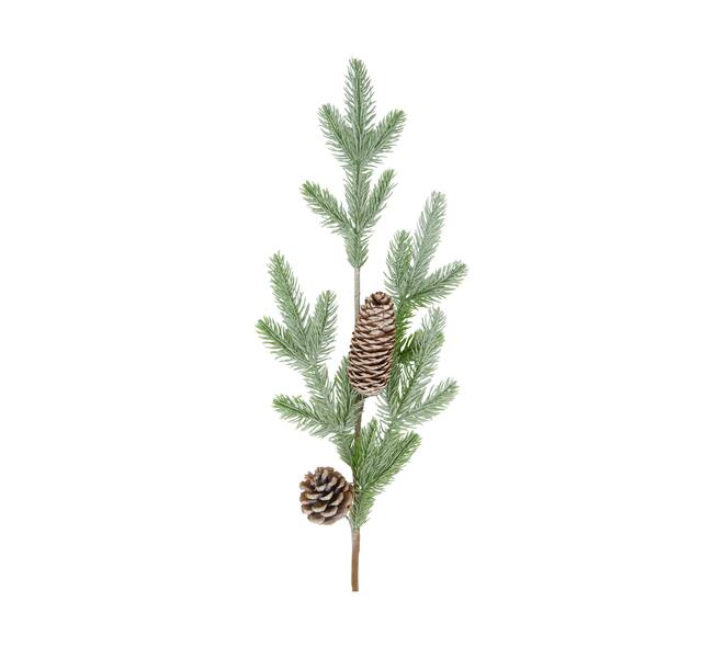 Branch pine needle with pinecones artificial 76x25x6cm