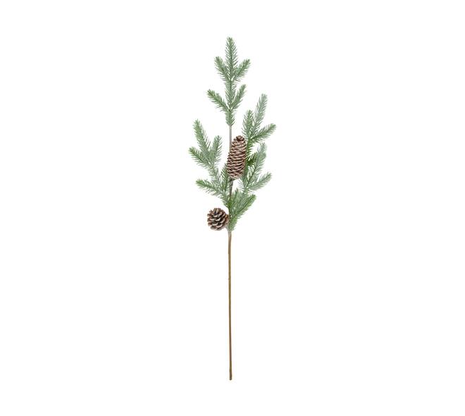 Branch pine needle with pinecones artificial 76x25x6cm