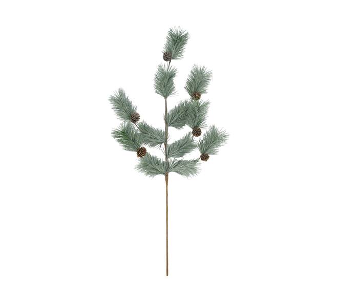 Branch pine needle with pinecone artificial 77x30x5cm