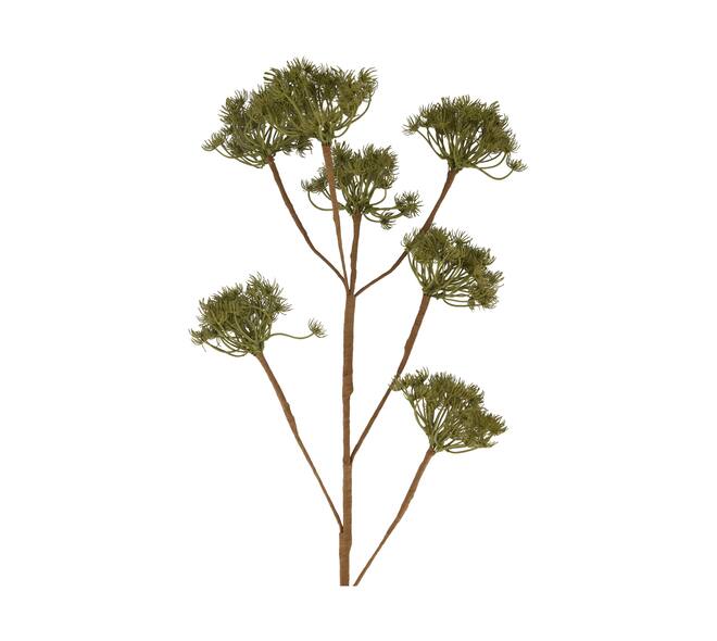 Branch heracleum artificial 115x40x10cm - Green