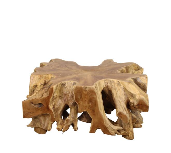 Table square teak wood 100x100x45cm