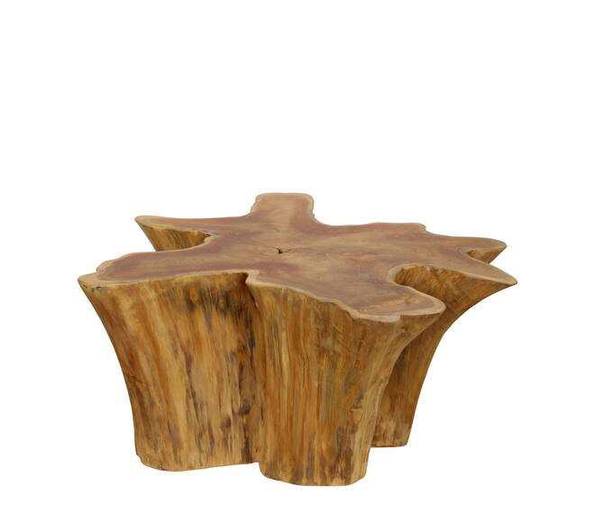 Table teak wood 98x98x45cm