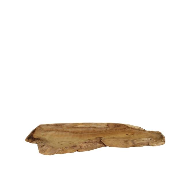 Plateau bois de teck 90x30x5cm naturel