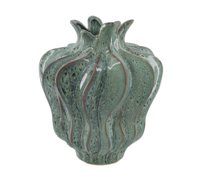 Bottle ceramic d29h34cm Blue Brown