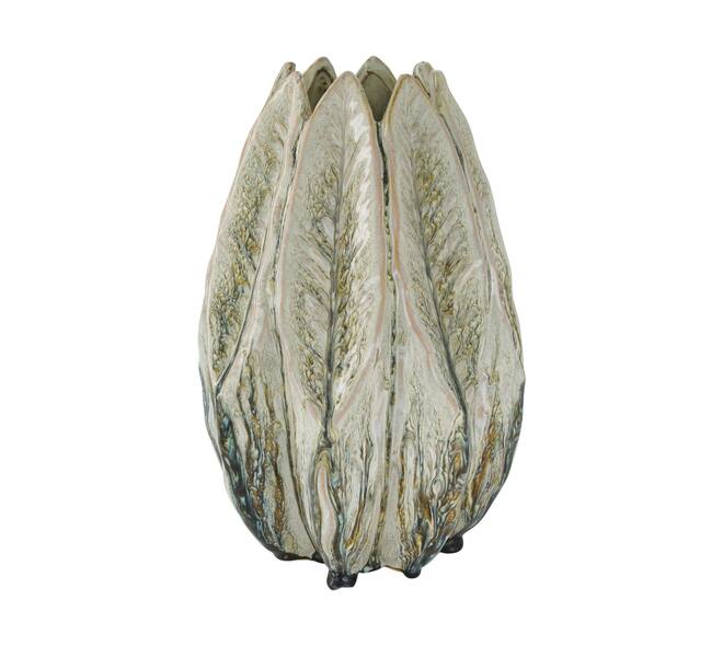Vase leaf ceramic 20x20x30cm
