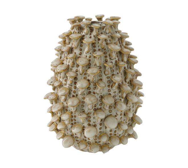 Vase mushroom ceramic 19x19x25cm