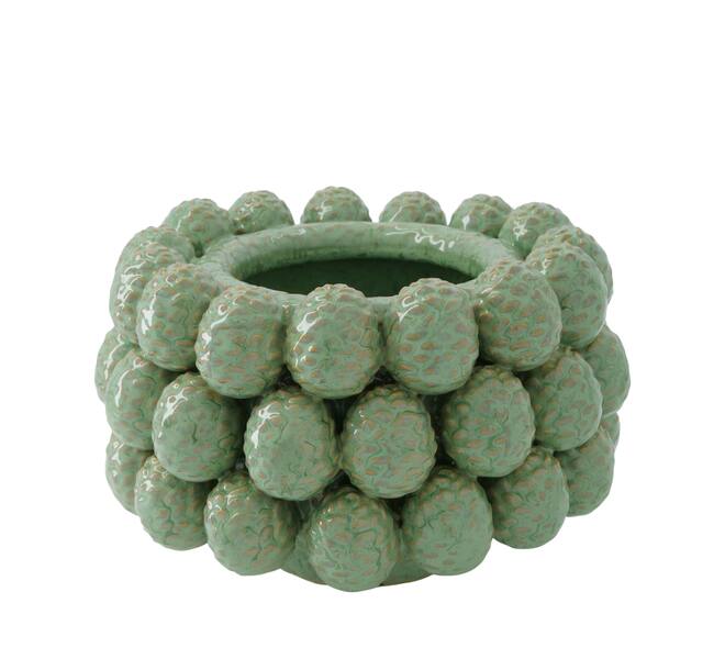 Bowl pinecone ceramic 26x26x18cm