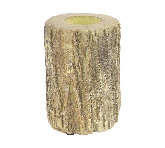 Tealight holder cement 9x9x13cm