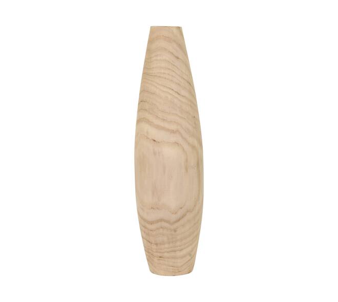 Bottle paulownia wood 16x16x58cm