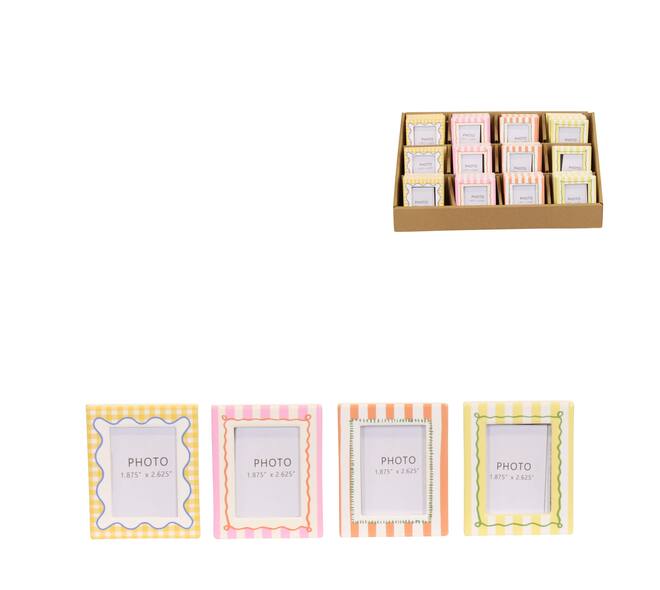 Photoframe ceramic 6.5x8x0.7cm A/4