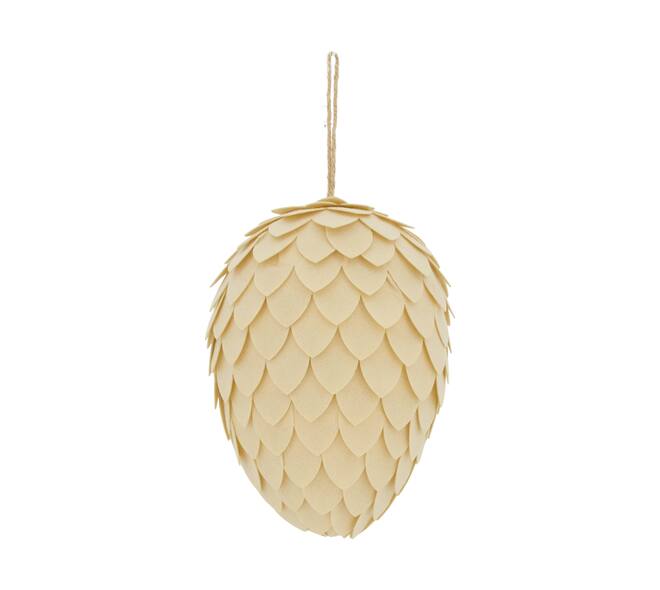 Hanger pinecone felt 18x18x27cm