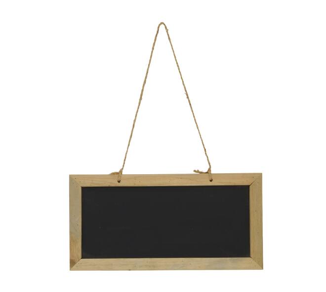 Sign blackboard mdf with hanger 30x15x0.8cm 5pc