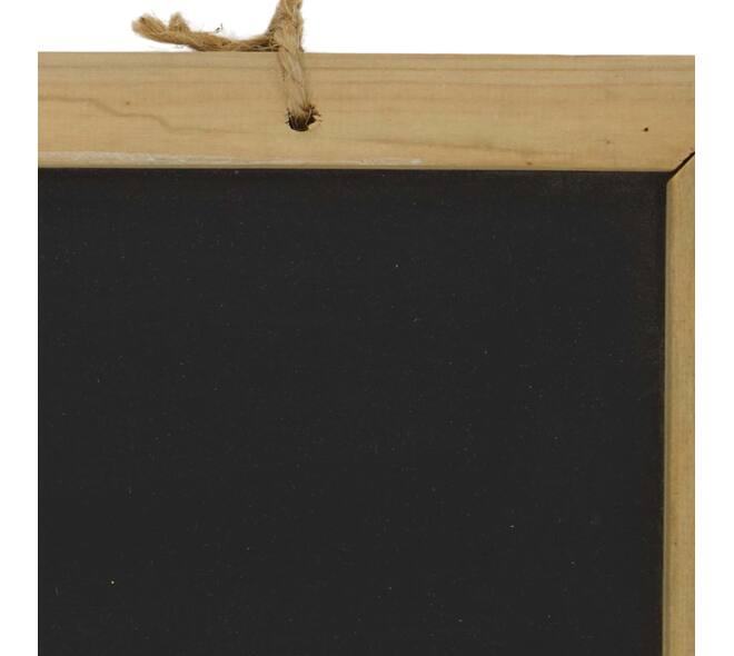 Sign blackboard mdf with hanger 30x15x0.8cm 5pc