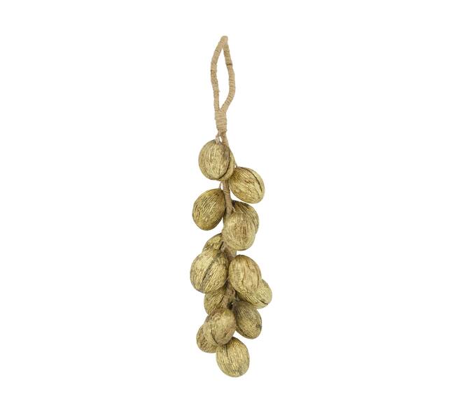 Haken Mintola-Kugel Natur 60x15x10cm Gold wash