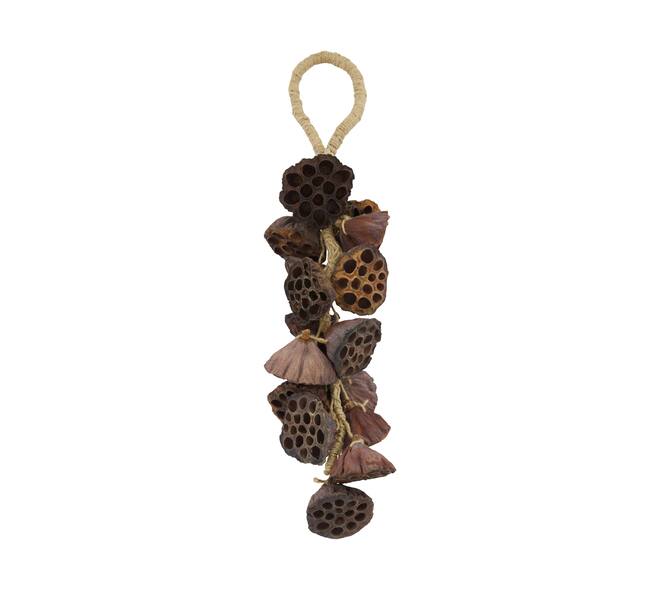 Hanger lotus nature 55x15x7cm