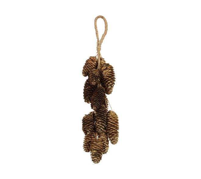 Hanger rai cone nature 60x15x12cm 15pc