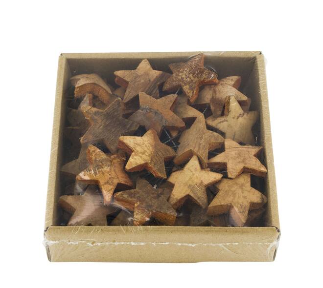 Star coco on wire 18x18x5cm 50pc