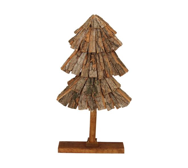 Tree poplar wood 32x10x58cm - Natural