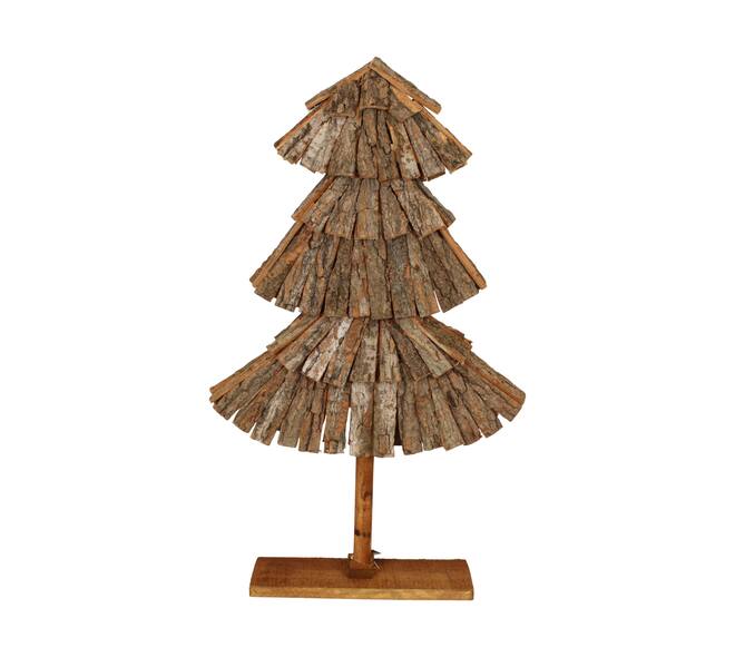 Baum Pappelholz 48x14x78cm Natur
