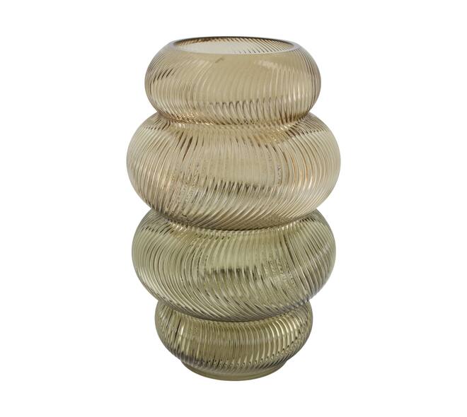 Vase glass 19x19x30cm