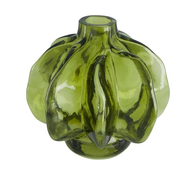 Bottle glass 16x16x17cm