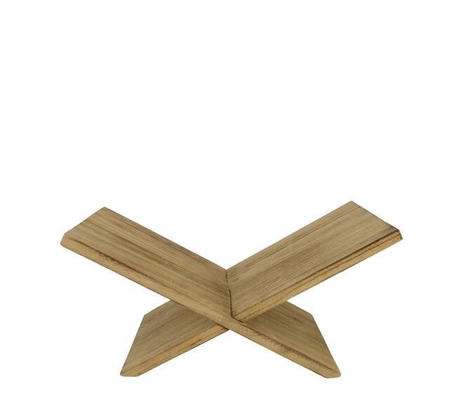 Magazine holder paulownia wood 52x28x25cm KD
