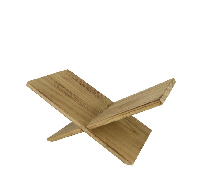 Magazine holder paulownia wood 52x28x25cm KD