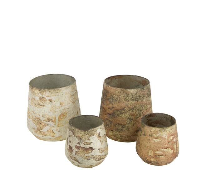 Tealight holder round glass 13x13x13cm C/2 S/2