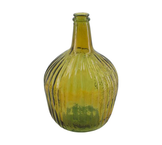 Bottle recycled glass 19x19x31cm