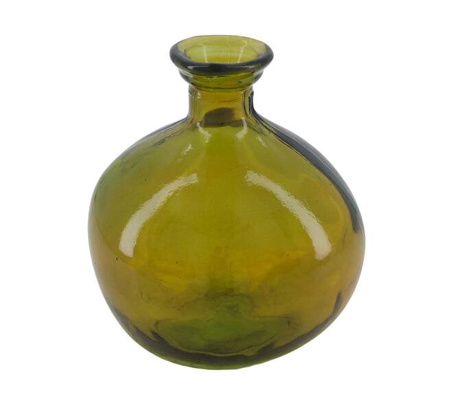Bottle recycled glass 19x19x19cm