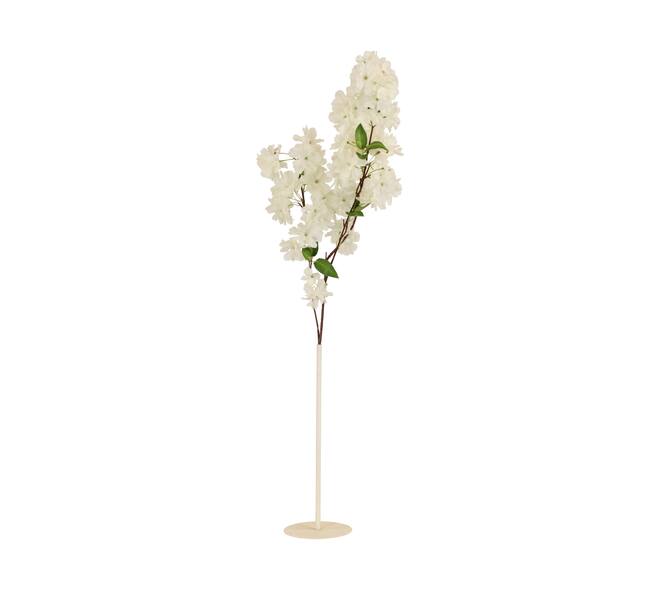 Flower base metal 14x14x38cm