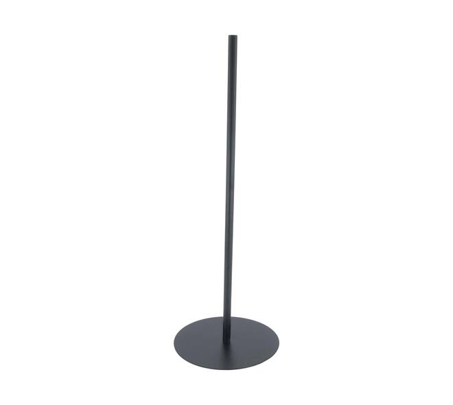 Flower base metal 14x14x38cm - Black