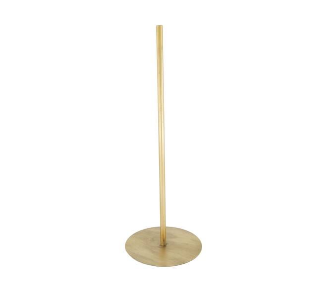Flower base metal 14x14x38cm - Gold