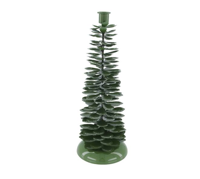 Dinnercandle holder tree metal 25x25x63cm