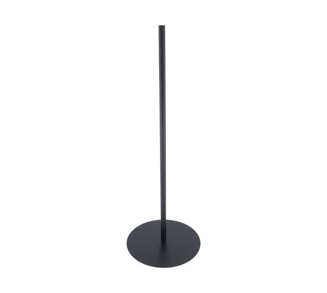 Flower base metal 18x18x49cm - Black