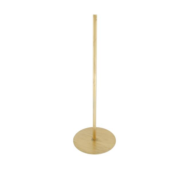 Flower base metal 18x49cm Gold