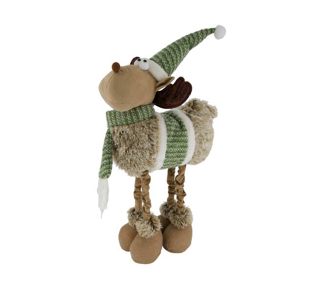 Figurine reindeer fabric 38x20x75cm - Multi