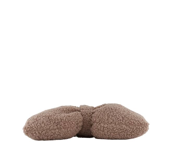 Cushion bow polyester 40x35x8cm - Brown