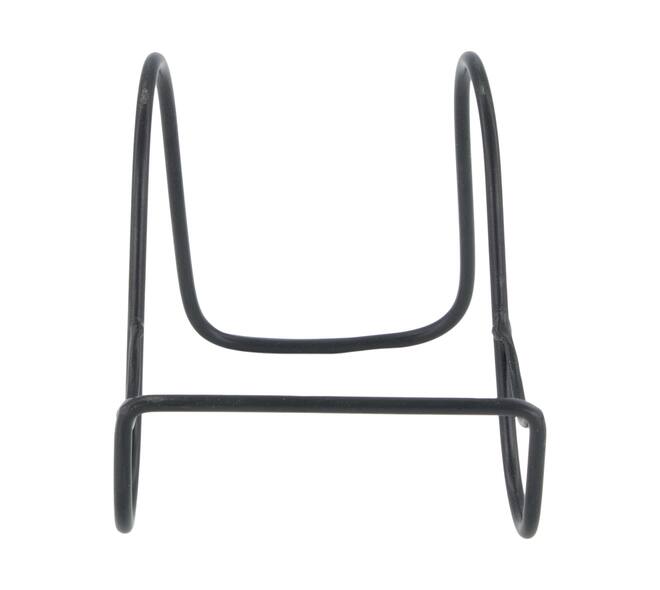 Plate holder metal 11.5x9x10cm - Black
